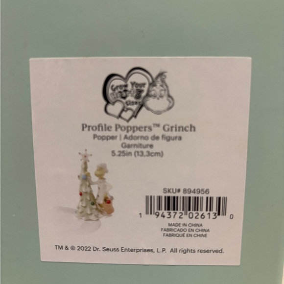 Grinch popper with Green Christmas Tree - Picture 4 of 4